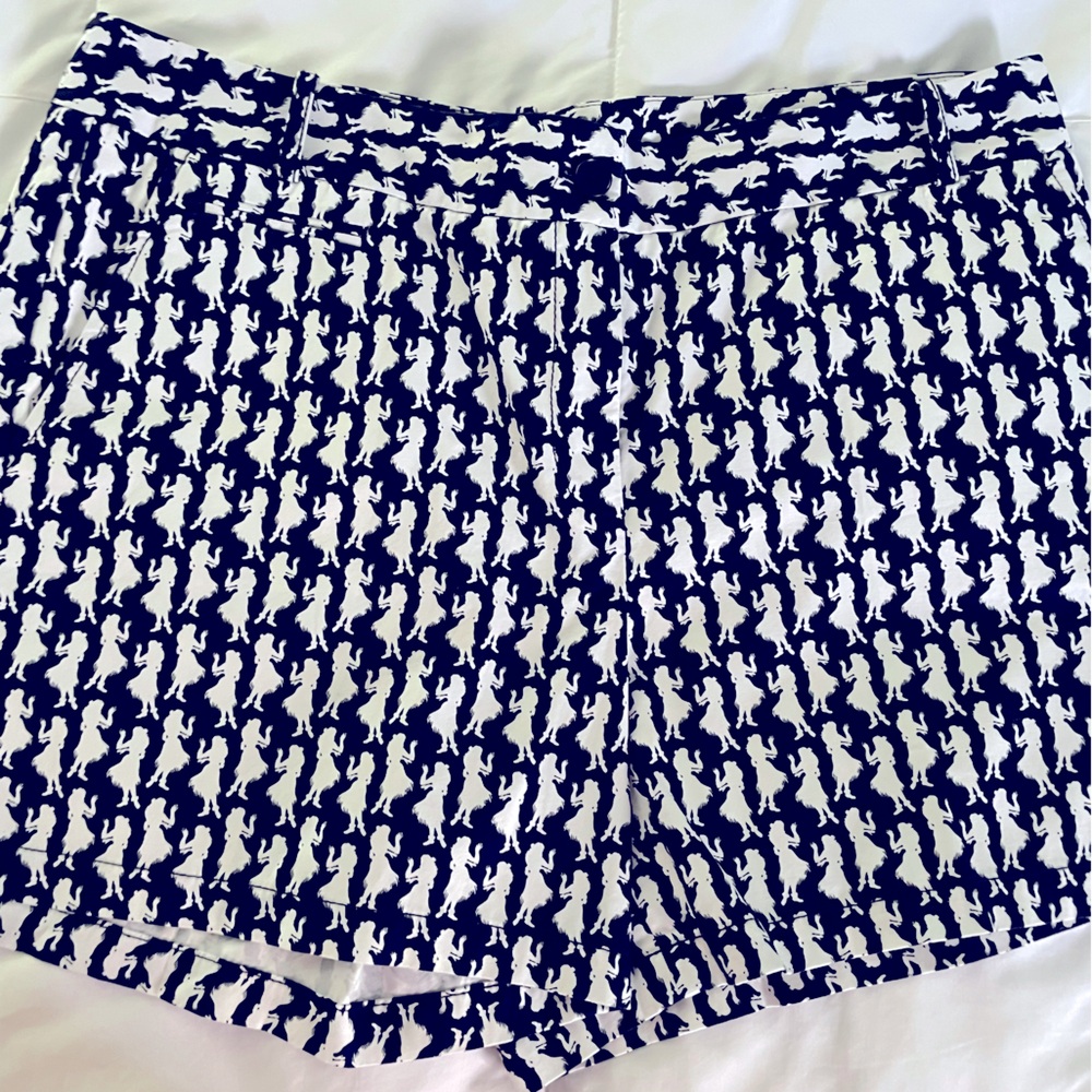 Talbots shorts hula print. Size 14. EUC